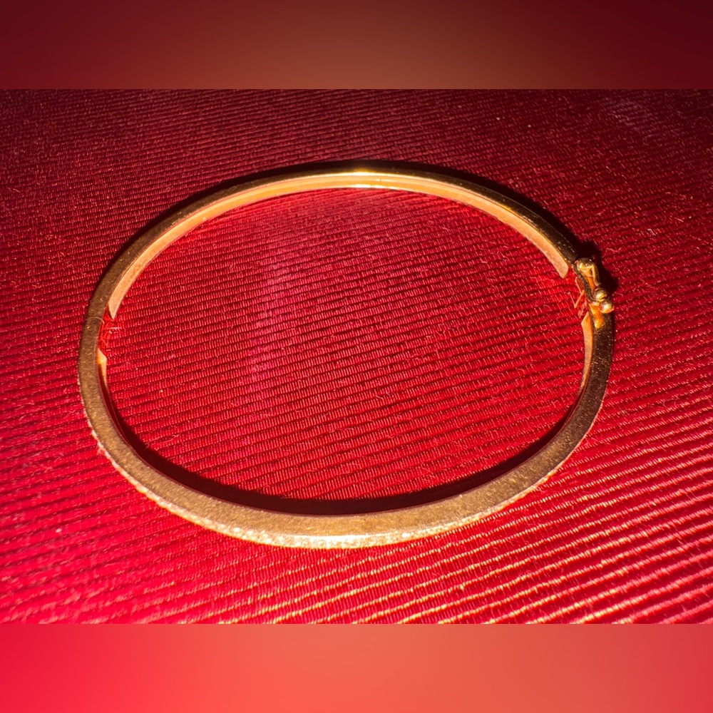 14K Yellow Gold CZ  Bracelet